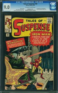 Tales of Suspense 50 CGC 9.0  1st Mandarin