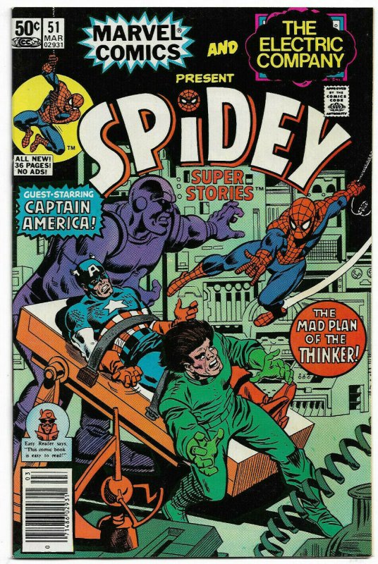 SPIDEY SUPER STORIES#51 FNVF 1981 MARVEL BRONZE AGE COMICS 