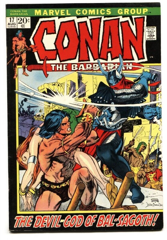 CONAN THE BARBARIAN #17 1972-MARVEL COMIC BOOK VF-
