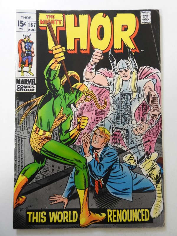 Thor #167 (1969) VG/FN Condition!