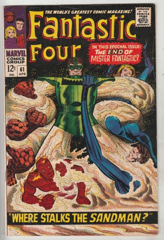 Fantastic Four #61 (Apr-67) VF/NM High-Grade Fantastic Four, Mr. Fantastic (R...