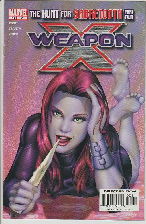 WEAPON X #2 - HUNT FOR SABERTOOTH PART 2 - MARVEL COMICS, BAGGED & BOARDED