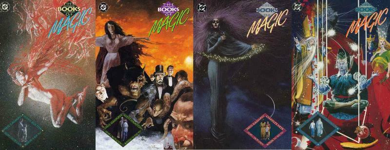 BOOKS OF MAGIC (1990) 1-4 GAIMAN, BOLTON, VESS COMPLETE