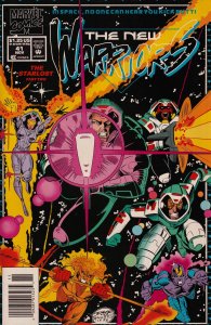 The New Warriors #41 Newsstand Cover Marvel Comics