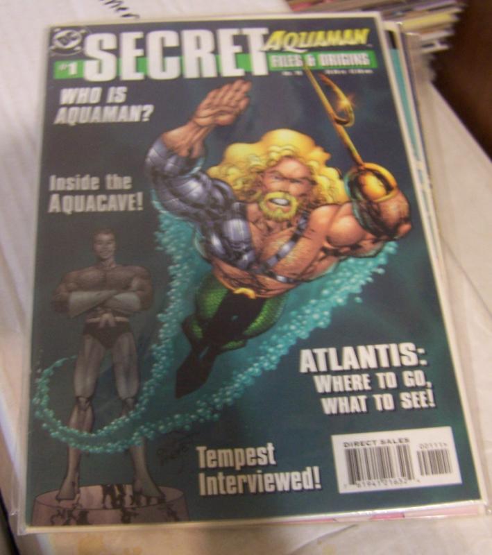 Aquaman Secret Files and Origins #1 (Dec 1998, DC) atlantis aquacave