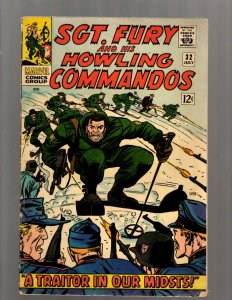 Sgt. Fury & His Howling Commandos # 32 FN Marvel Comic Book Nick Avengers J450