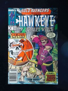 Solo Avengers #5  Marvel Comics 1988 Vf+ Newsstand