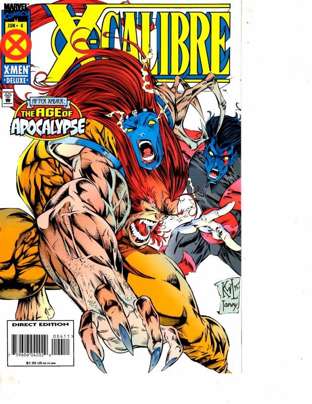 Lot Of 4 X-Calibre Marvel Comic Books #1 2 3 4 Thor DC5