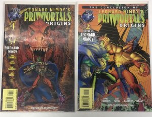 Leonard Nimoy’s Primortals Origns (1996) Set Issue #  1-2 • James Chambers