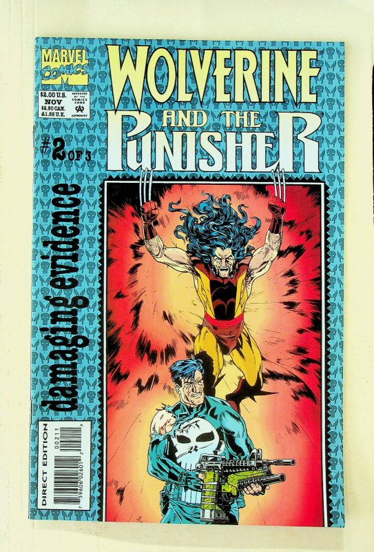 Wolverine and the Punisher #2 (Nov 1993, Marvel) - Near Mint