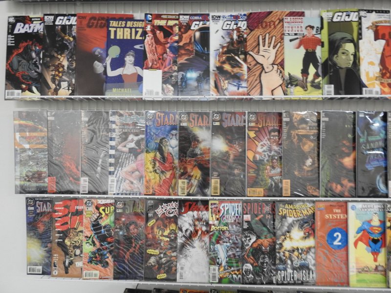 Huge Lot 140+ Comics W/ G.I.Joe, Sandman,  Spawn, Supes+ Avg Fine+ Condition!