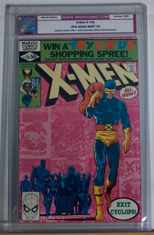 X-MEN #138, 3PG/ CGC 9.4 NM, Wolverine,Cyclops leaves,John Byrne,Chris Claremont