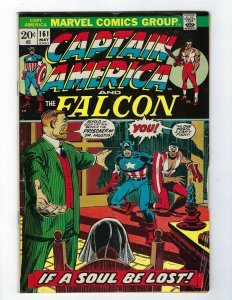 Captain America & The Falcon # 161 FN- 1973 Bronze Age Marvel