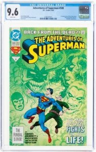 Adv. of Superman #500 CGC 9.6 (June 1993, DC Comics) 1st app Steel + Superboy