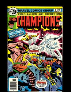 Lot of 6 The Champions Marvel Comic Books #2 3 4 5 6 7 GK18