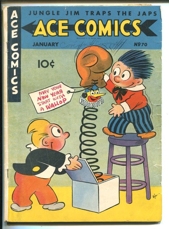 Ace #70 1942-David McKay-Phantom-Blondie-Prince Valiant-H. Foster-A. Raymond-VG+