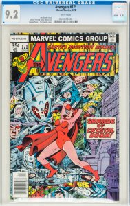 Avengers #171 CGC Graded 9.2