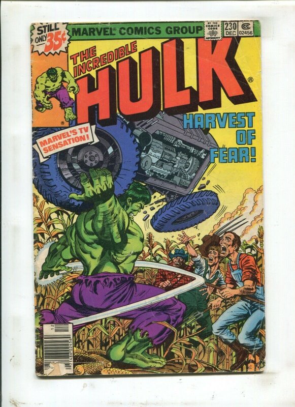 Incredible Hulk #230 - Harvest of Fear! (4.5) 1978