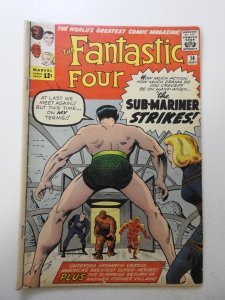 Fantastic Four #14 (1963) VG- Condition ink fc