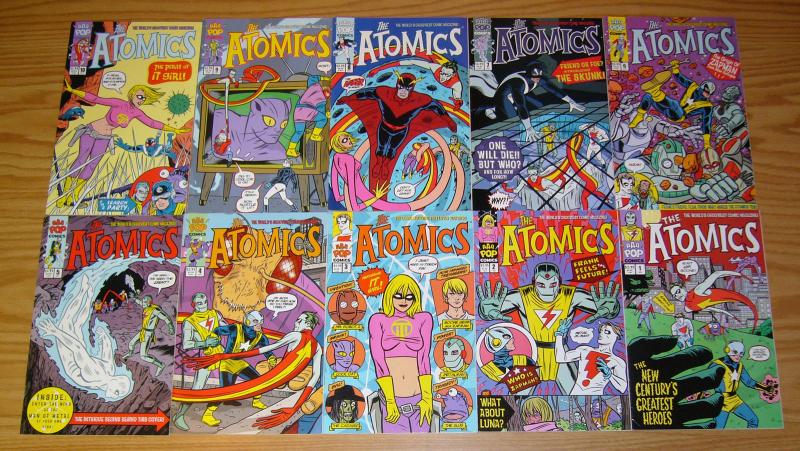 the Atomics #1-15 VF/NM complete series - mike allred - madman - savage dragon