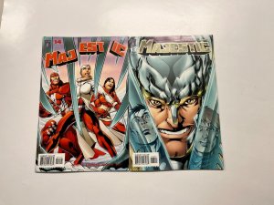 4 Majestic Wildstorm Comics Books #10 11 13 14 Abnett 29 JW13