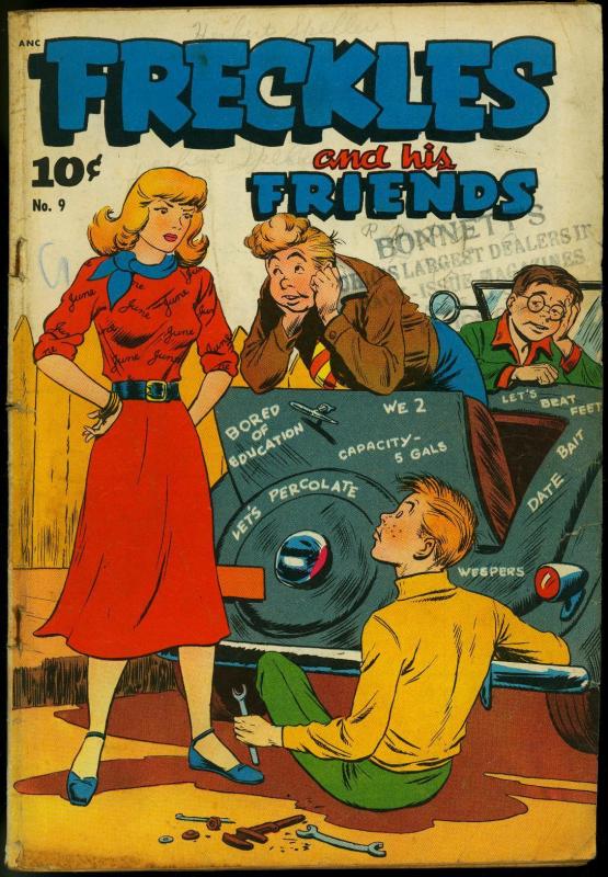 Freckles and His Friends #9 1949- LP Teen humor G/VG