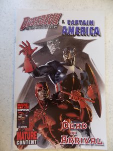 DAREDEVIL AND CAPTAIN AMERICA DEAD ON ARRIVAL # 1 MARVEL