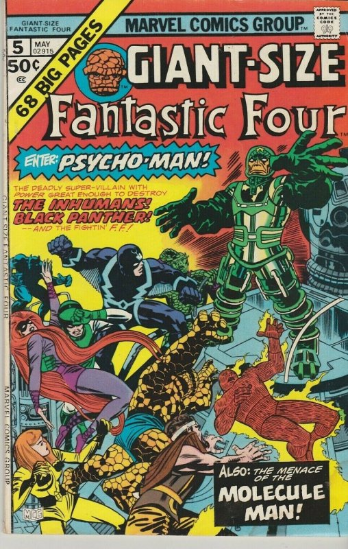 Giant-Size Fantastic Four #5 Marvel Comics