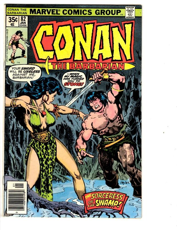 5 Conan the Barbarian Marvel Comic Books # 80 81 82 83 84 Thomas Buscema CB4