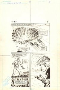 Flash Force 2000 #3 p.5 - Giant Crater - Matchbox Car 1983 art by Sal Trapani