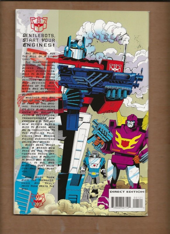 TRANSFORMERS ROBOTS IN DISQUISE GENERATION 2 #1 FOIL GRATEFOLD COVER MARVEL 