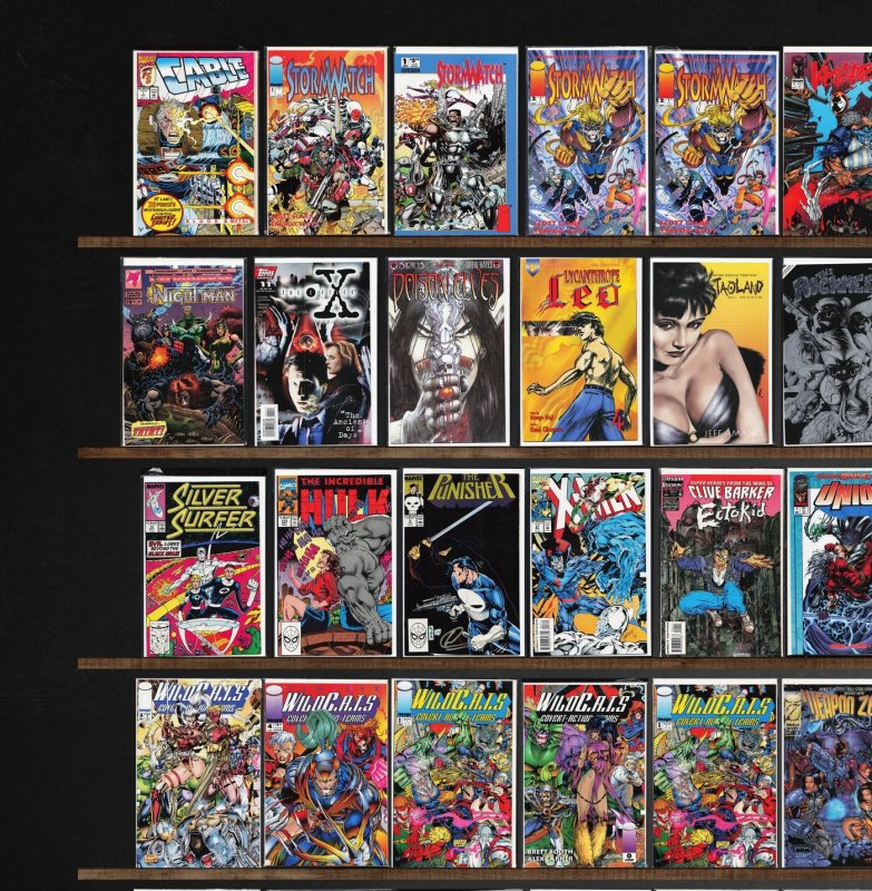 Huge Lot 150+ Comics with Stormwatch, Union, Vanguard, Violator & More!