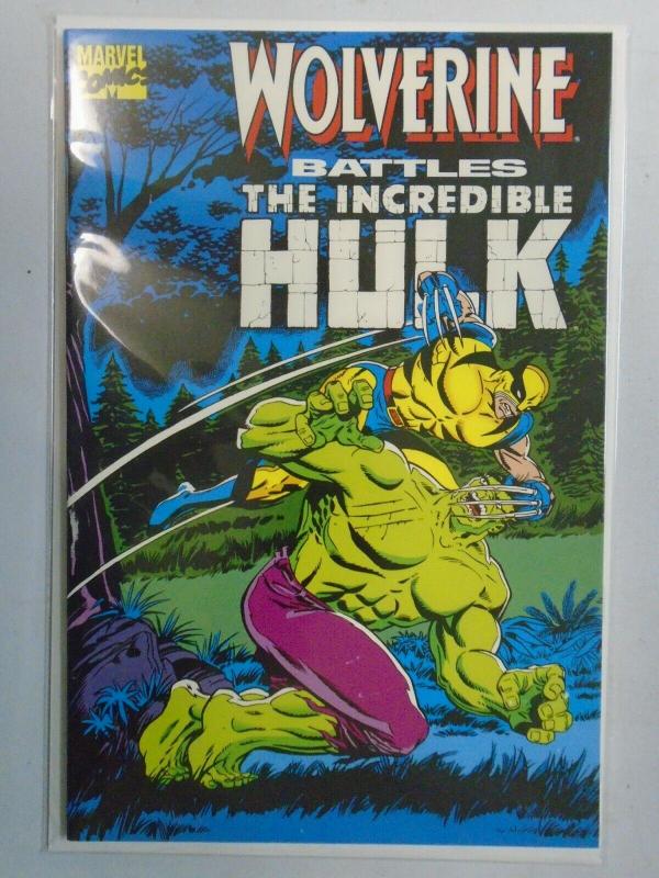 Wolverine Battles the Hulk #1 (1989 1st Printing) 7.0/FN