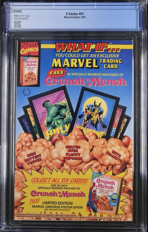 X-Factor #91 (6/93) Graded CGC 9.6