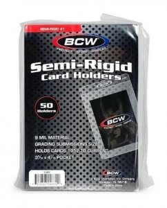 Semi-Rigid Card Holder #1 by BCW