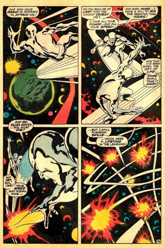 SILVER SURFER #7 (Aug1969) 7.0 FN/VF  Stan Lee & John Buscema!  Last 25¢ Issue!