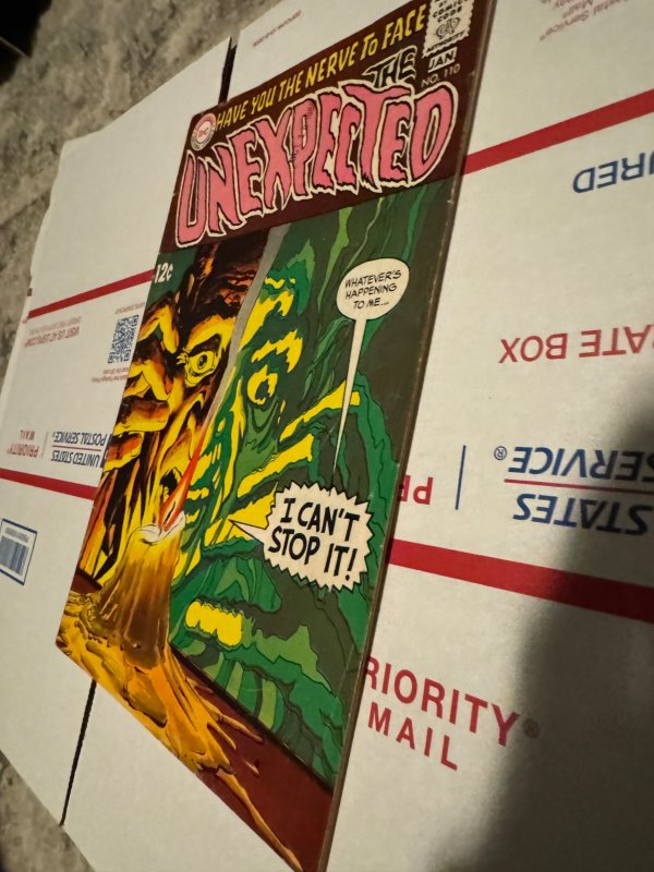 UNEXPECTED #110 DC 1969 7.0 Silver Age Horror Neal Adams Cover Art