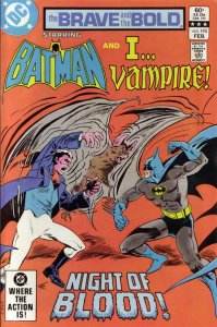 Brave and the Bold, The #195 VF ; DC | Batman I ... Vampire 1983