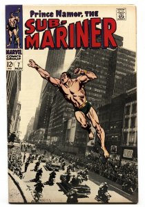 SUB-MARINER #7-PHOTO COVER-1968 high grade VF