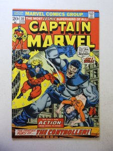 Captain Marvel #30 (1974) VG Condition moisture stain bc