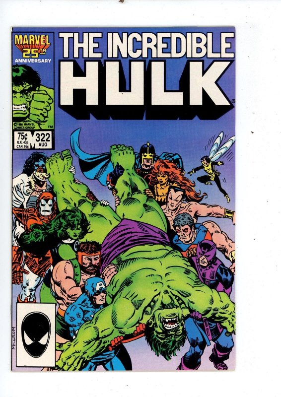 The Incredible Hulk #322 (1986) Hulk Marvel Comics