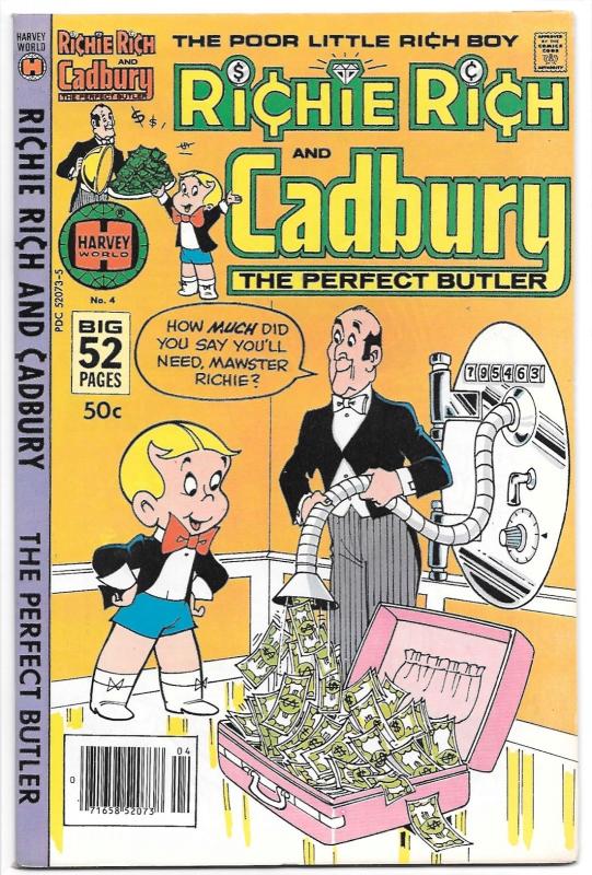 Richie Rich & Cadbury #4 (Nov 1978, Harvey) - Very Fine/Near Mint