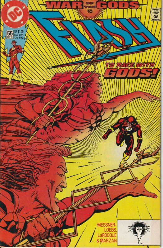 The Flash #55 (1991)  War of The Gods Chapter 10