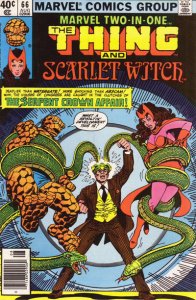 Marvel Two-In-One #66 (Newsstand) FN ; Marvel | the Thing Scarlet Witch