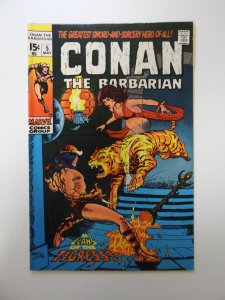 Conan the Barbarian #5 (1971) FN- condition rusty staple