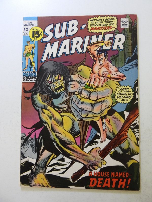 Sub-Mariner #42 (1971) VF- condition