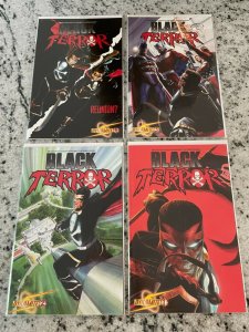 Lot Of 4 Black Terror Dynamite Comic Books # 1 2 3 4 Project Superpowers DH32 