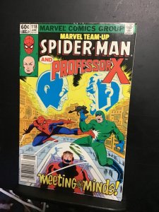 Marvel Team-Up #118  (1982) high-grade Professor X and Spidey key! VF/NM Wow