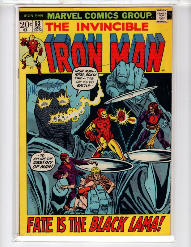 Iron Man #53 (1972) / BC-CR400-NSC•NCA12