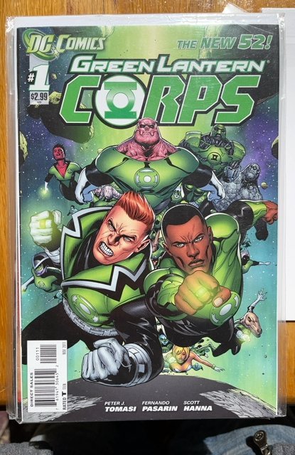 Green Lantern Corps #1 Newsstand Edition (2011)